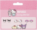 HELLO KITTY & Friends - Set of 3 Stud Earrings