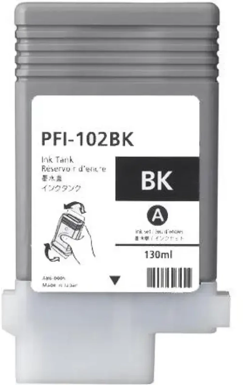 Συμβατό μελάνι Canon PFI-102BK  Black