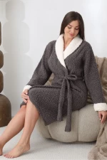 Γυναικεία Ρόμπα Fleece 0045 - ΑΝΘΡΑΚΙ