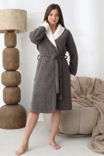 Γυναικεία Ρόμπα Fleece 0045 - ΑΝΘΡΑΚΙ