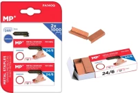 MP ανταλλακτικά συρραπτικού 24/6 PA140Q  copper plated  2x 1000τμχ