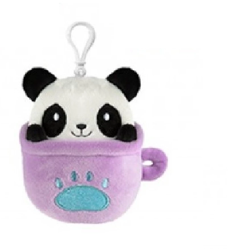 PMS Μπρελόκ Teacup Friends Clip On Soft Plush Assortment 10Cm - Panda (PM456181)