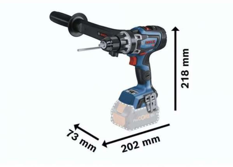 Bosch GSR 18V-150 C Κρουστικό Δραπανοκατσάβιδο Μπαταρίας 18V Solo