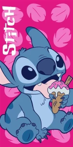 Πετσέτα Θαλάσσης Quick Dry Disney Home Lilo & Stitch 118 70X140 Fuchsia 100% Microfiber - -