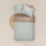 Παπλωματοθήκη Εμπριμέ Margot Μονή Μέντα 160 x 240 cm