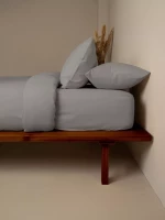 Κατωσέντονο Cotton Feelings 122 Paloma Grey Μονό (100x200+30) - -