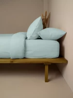 Κατωσέντονο Cotton Feelings 114 Light Aqua Διπλό (160x200+30) - -