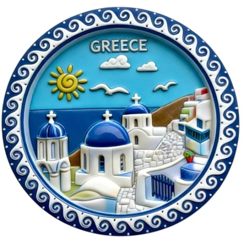Τουριστικό μαγνητάκι Souvenir - Σετ 12pcs - Greece - 678539