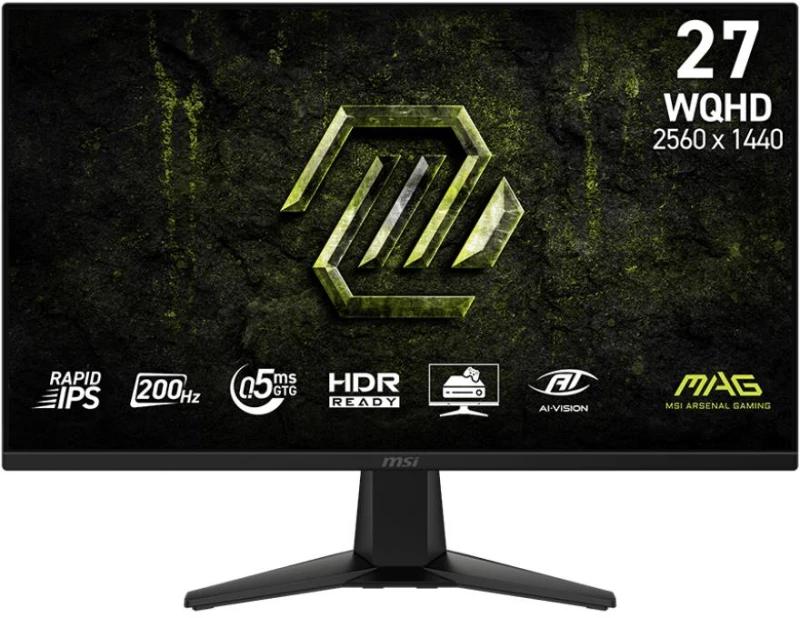 LCD Monitor|MSI|27 "|2560 x 1440 pixels|Wide Quad HD|Native aspect ratio 16:9|LCD|Flat|MAG275QFE20