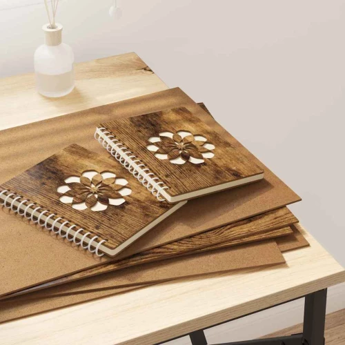 vidaXL Διακοσμητικά Πάνελ 50 pcs Καπνιστό Δρύς 30 x 42 x 0.27 εκ