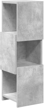 vidaXL Γωνιακό Ντουλάπι Σκυρόδεμα Γκρι 25,5x25x80εκ Επεξεργασμένο ξύλο