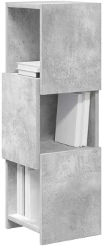 vidaXL Γωνιακό Ντουλάπι Σκυρόδεμα Γκρι 25,5x25x80εκ Επεξεργασμένο ξύλο