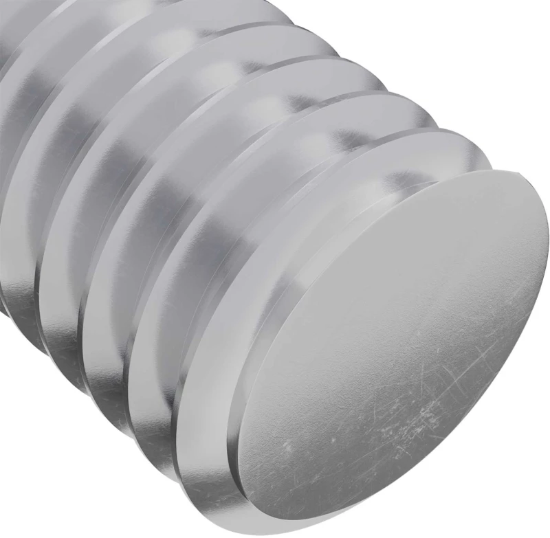 vidaXL Βίδα 2 pcs Ασημί 8 x 25 mm Ατσάλι