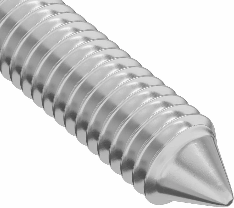 vidaXL Βίδα 2 pcs Ασημί M6 x 50 mm Ατσάλι