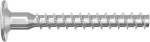 vidaXL Βίδες Επιβεβαίωσης 12 pcs Ασημί Ø5 x 40 mm Μέταλλο