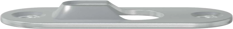 vidaXL ΚΡΕΜΑΣΤΡΑ ΜΕ ΚΛΕΙΔΩΜΑ 2 pcs Ασημί 45 x 16 x 3.5 mm Σίδερο