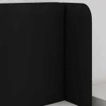 vidaXL Αυτί Κεφαλής Μαύρο 40,5 x 40,5 x 4 εκ PVC