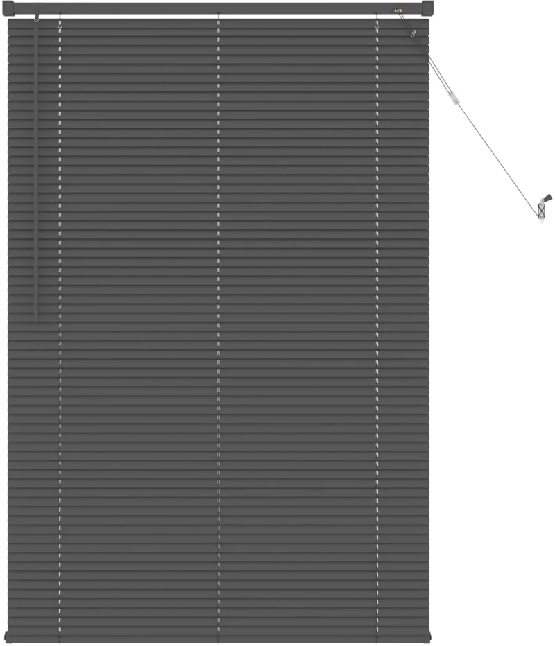 vidaXL Βενετσιάνικη Σκίαση Ασημί Γκρι 150 x 70 cm PVC