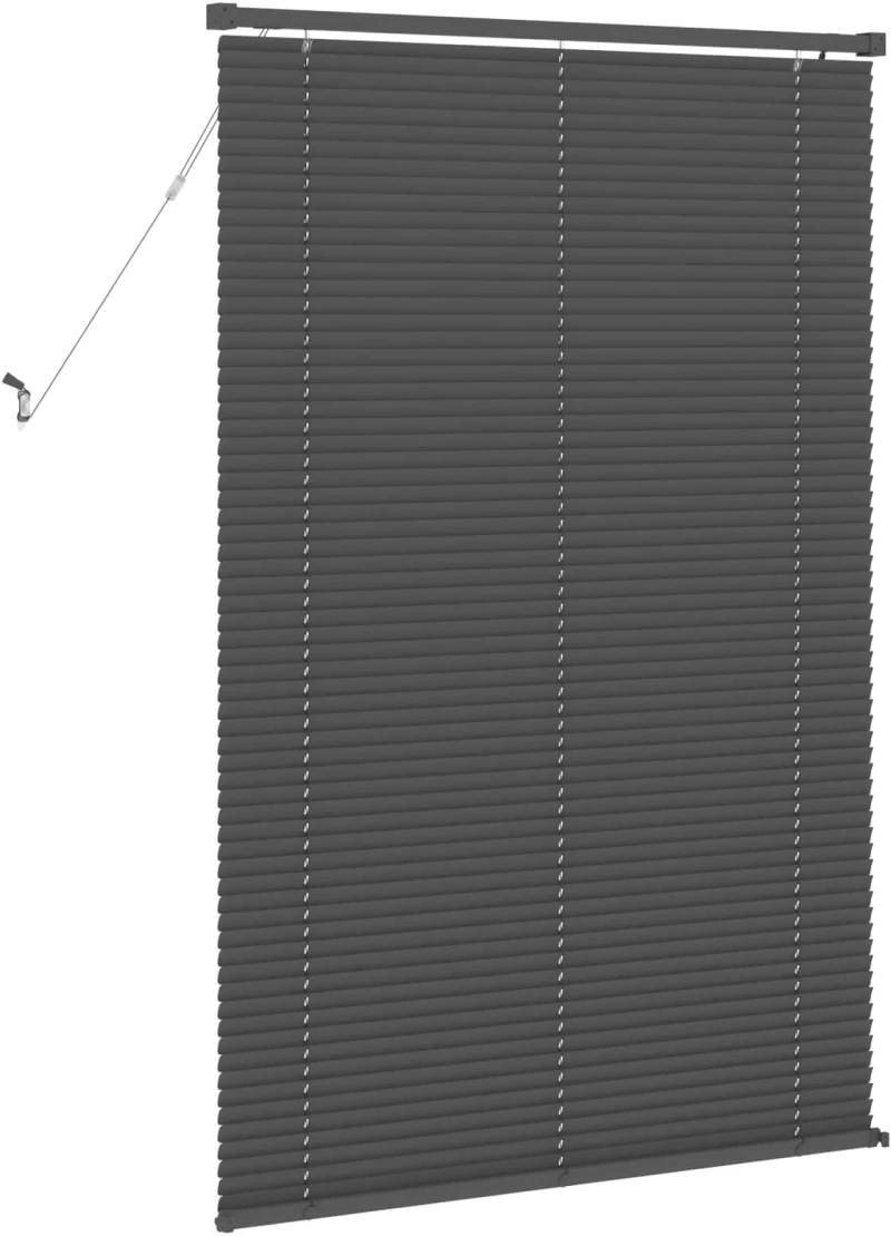 vidaXL Βενετσιάνικη Σκίαση Ασημί Γκρι 150 x 70 cm PVC