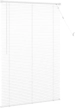 vidaXL Βενετσιάνικη Σκίαση Λευκός 150 x 90 cm PVC