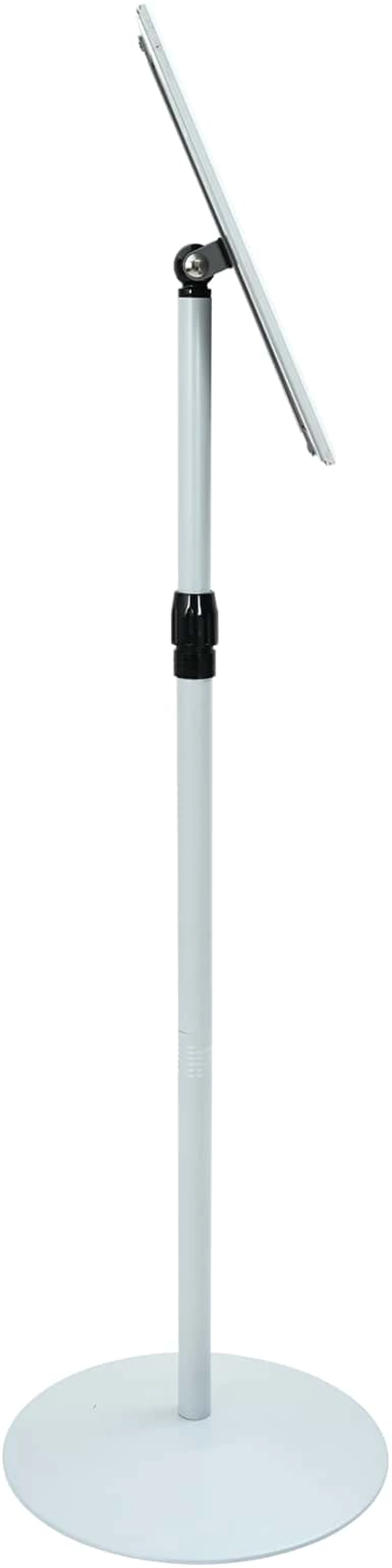 vidaXL Πόδι αφίσας Ασημί 33 x 33 x 123 εκ PVC και Ατσάλι