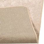 vidaXL Χαλί Runner MARSA Κρεμ 80 x 350 εκ. Πολυέστερ και PVC