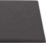 vidaXL Κεφαλάρι Τοίχου 12 pcs Γκρι 90 x 15 cm ύφασμα