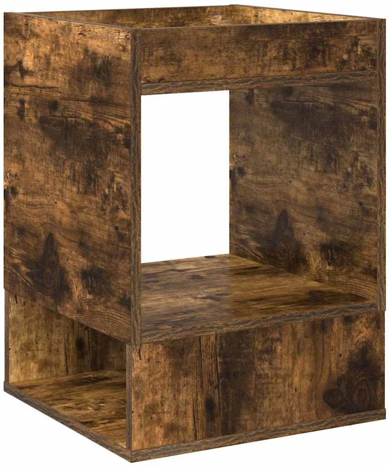 vidaXL End Table Καπνιστό Δρύς 40 x 40 x 56 εκ. Επεξεργασμένο ξύλο