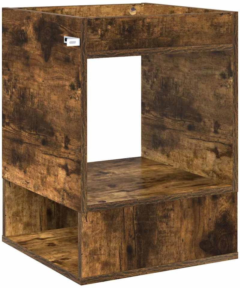 vidaXL End Table Καπνιστό Δρύς 40 x 40 x 56 εκ. Επεξεργασμένο ξύλο
