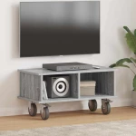 vidaXL Βάση TV Γκρίζο Σονομα 68,5 x 35 x 35 εκ Επεξεργασμένο ξύλο