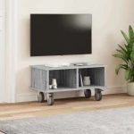 vidaXL Βάση TV Γκρίζο Σονομα 68,5 x 35 x 35 εκ Επεξεργασμένο ξύλο