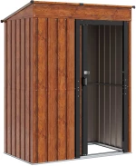 vidaXL Κηποσυνθέσεις Καφέ 137 x 81 x 180 εκ Μέταλλο