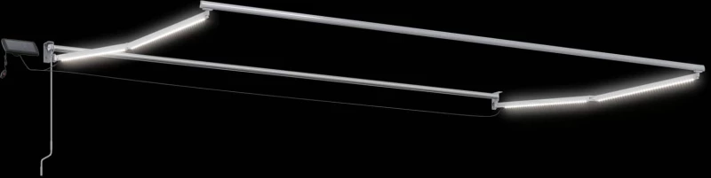 vidaXL Ηλεκτρικό Ανακλινόμενο Κάθισμα Λευκός 4 x 2 m Αλουμίνιο