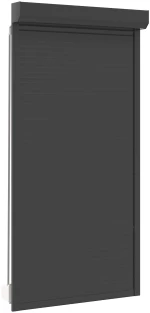 vidaXL Ρολό εισόδου Ανθρακί 110 x 220 cm Αλουμίνιο και Πολυουρεθάνη