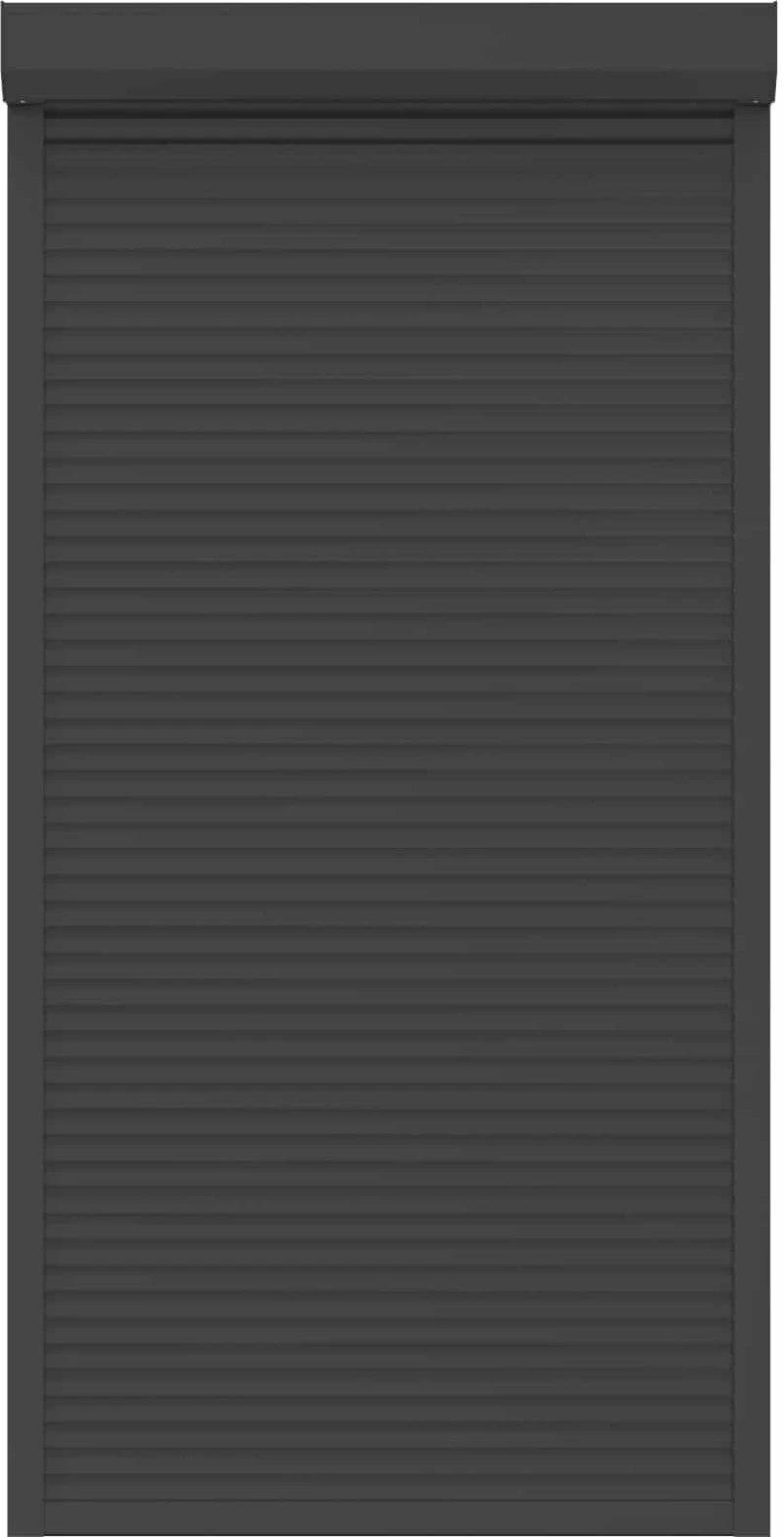 vidaXL Ρολό εισόδου Ανθρακί 110 x 220 cm Αλουμίνιο και Πολυουρεθάνη