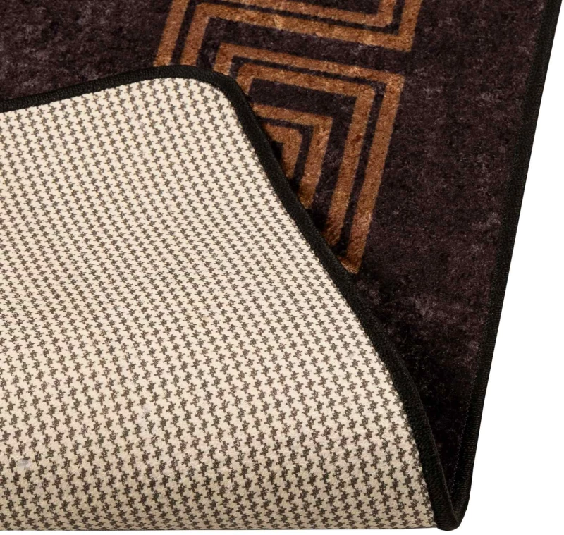 vidaXL Χαλί Runner MARSA Μαύρο 80 x 250 cm Πολυέστερ και PVC