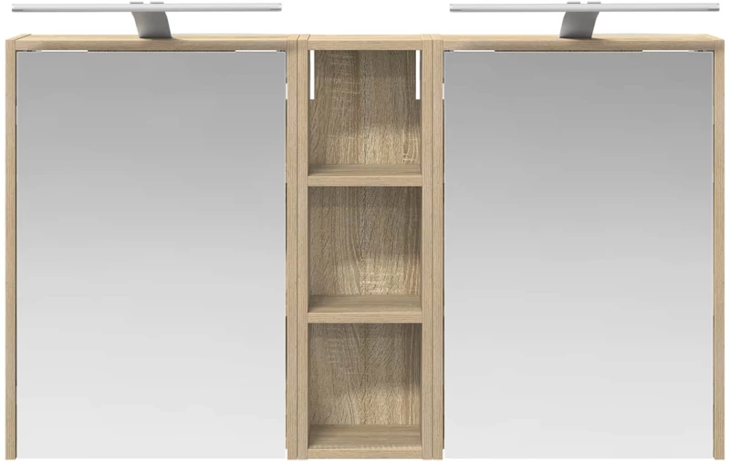 vidaXL Σετ Ντουλαπιών Μπάνιου 3 pcs 106 x 16 x 62,5 εκ.