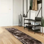 vidaXL Χαλί Runner MARSA Μαύρο 50 x 450 εκ. Πολυέστερ και PVC