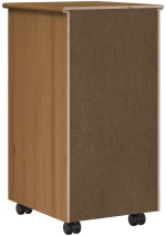 vidaXL Κινητό Ντουλάπι Μέλι Καφέ 34 x 39 x 65,5 cm Στερεό ξύλο πεύκου