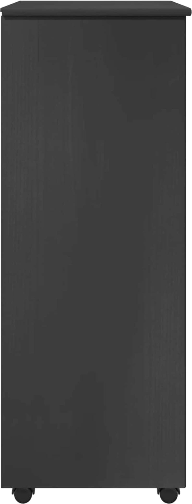 vidaXL Κινητό Ντουλάπι Γκρι 53 x 39 x 103 cm Στερεό ξύλο πεύκου
