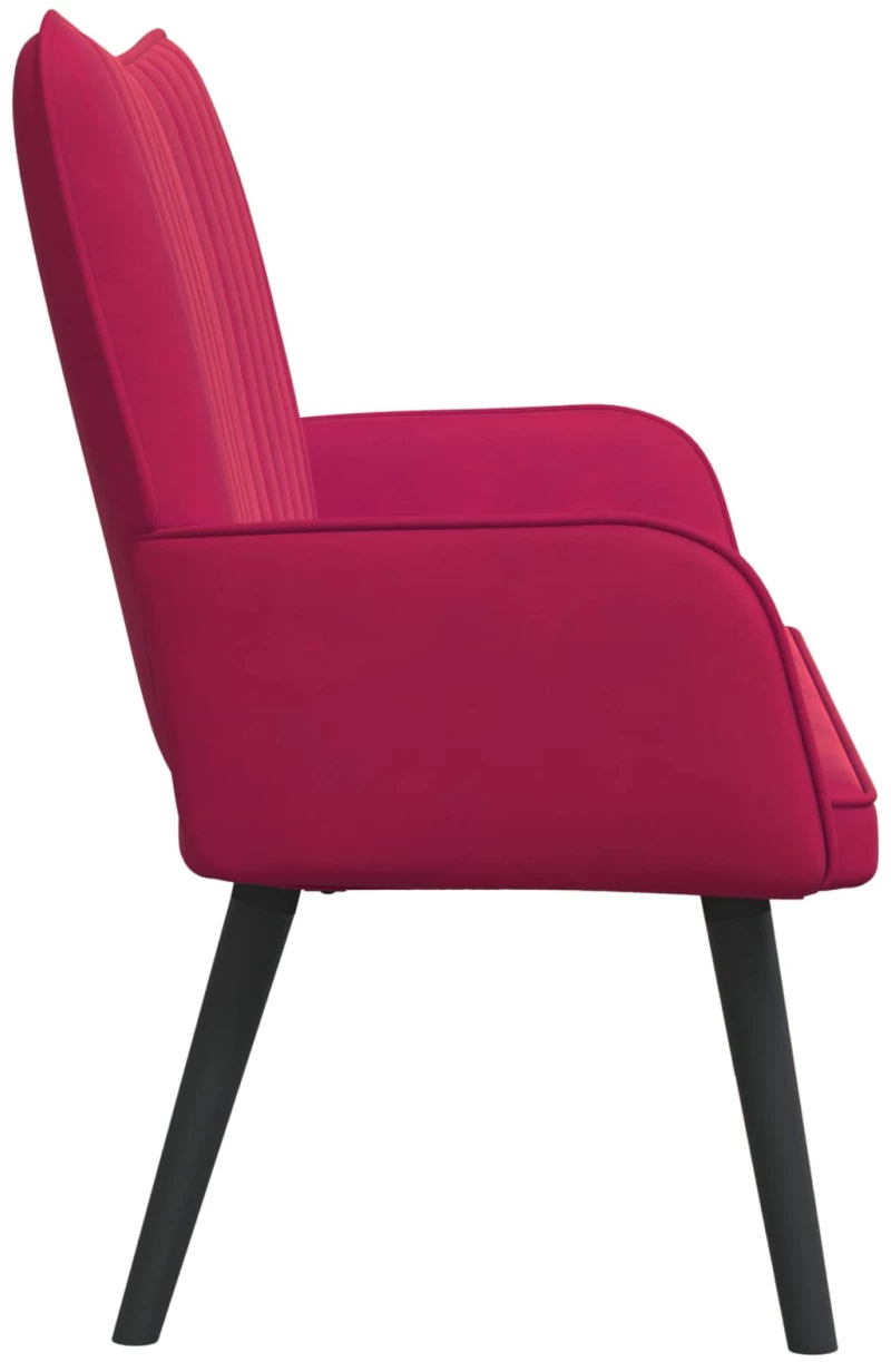 vidaXL Διθέσιος Καναπές Μπορντό 115 x 61 x 87 εκ. Βελούδο