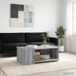 vidaXL Τραπεζάκι σαλονιού Γκρι Sonoma 90 x 50 x 33 εκ.
