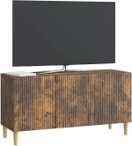 vidaXL Ντουλάπι TV Καπνισμένο Ξύλο Δρυός 99 x 34,5 x 50 εκ.