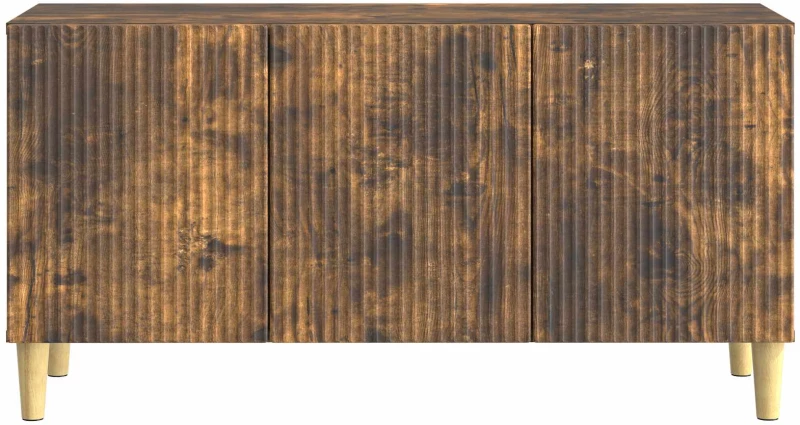 vidaXL Ντουλάπι TV Καπνισμένο Ξύλο Δρυός 99 x 34,5 x 50 εκ.