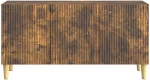 vidaXL Ντουλάπι TV Καπνισμένο Ξύλο Δρυός 99 x 34,5 x 50 εκ.