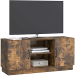 vidaXL Ντουλάπι TV Καπνισμένο Ξύλο Δρυός 102 x 34,5 x 47 εκ