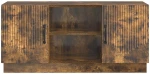 vidaXL Ντουλάπι TV Καπνισμένο Ξύλο Δρυός 102 x 34,5 x 47 εκ