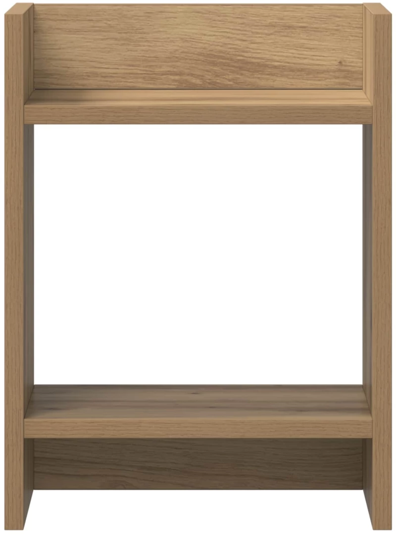 vidaXL Βάση φυτών με ράφι Τεχνίτικη Δρυς 30 x 30 x 40 cm