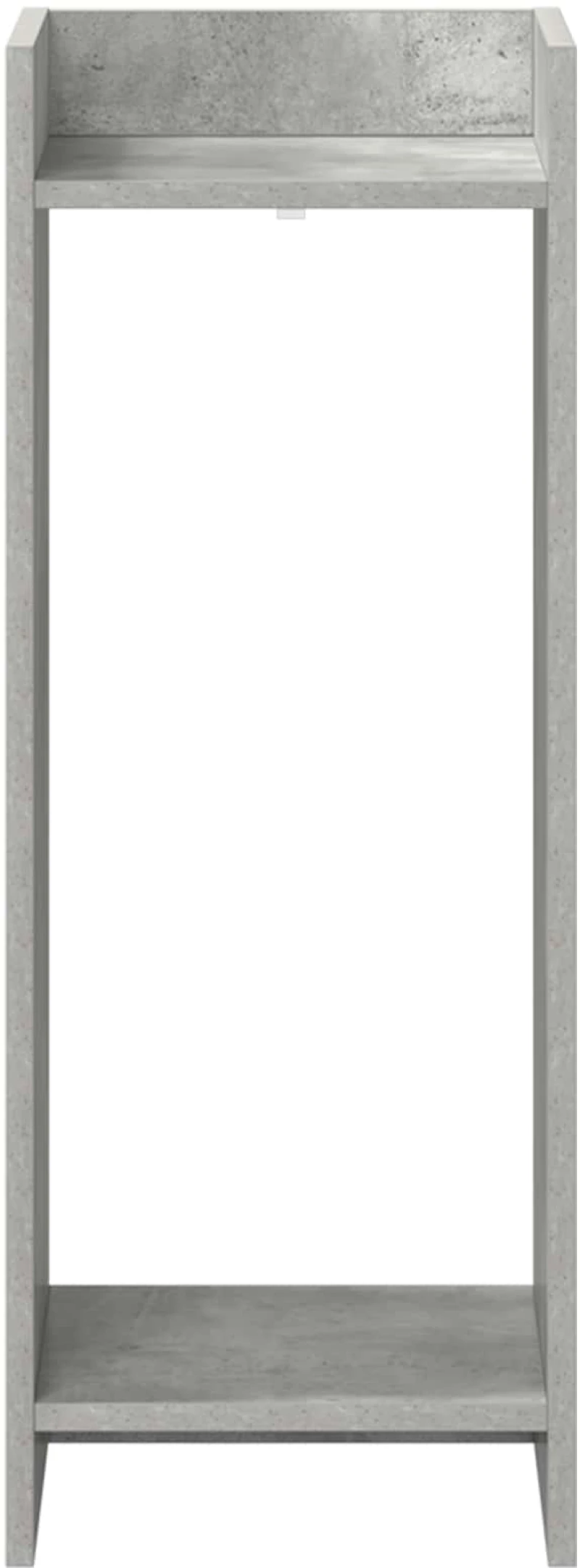 vidaXL Βάση φυτών με ράφι 2 pcs Σκυρόχρωμο Γκρι 30 x 30 x 80 cm