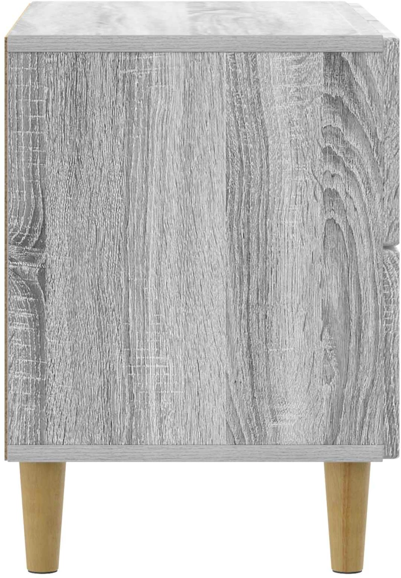 vidaXL Κομοδίνο Γκρι Sonoma 62 x 34,5 x 48 εκ Επεξεργασμένο Ξύλο